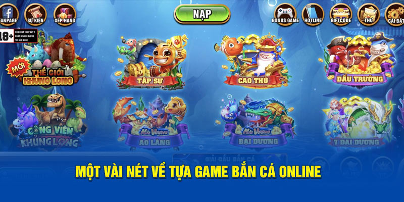 Một vài nét về tựa game bắn cá online